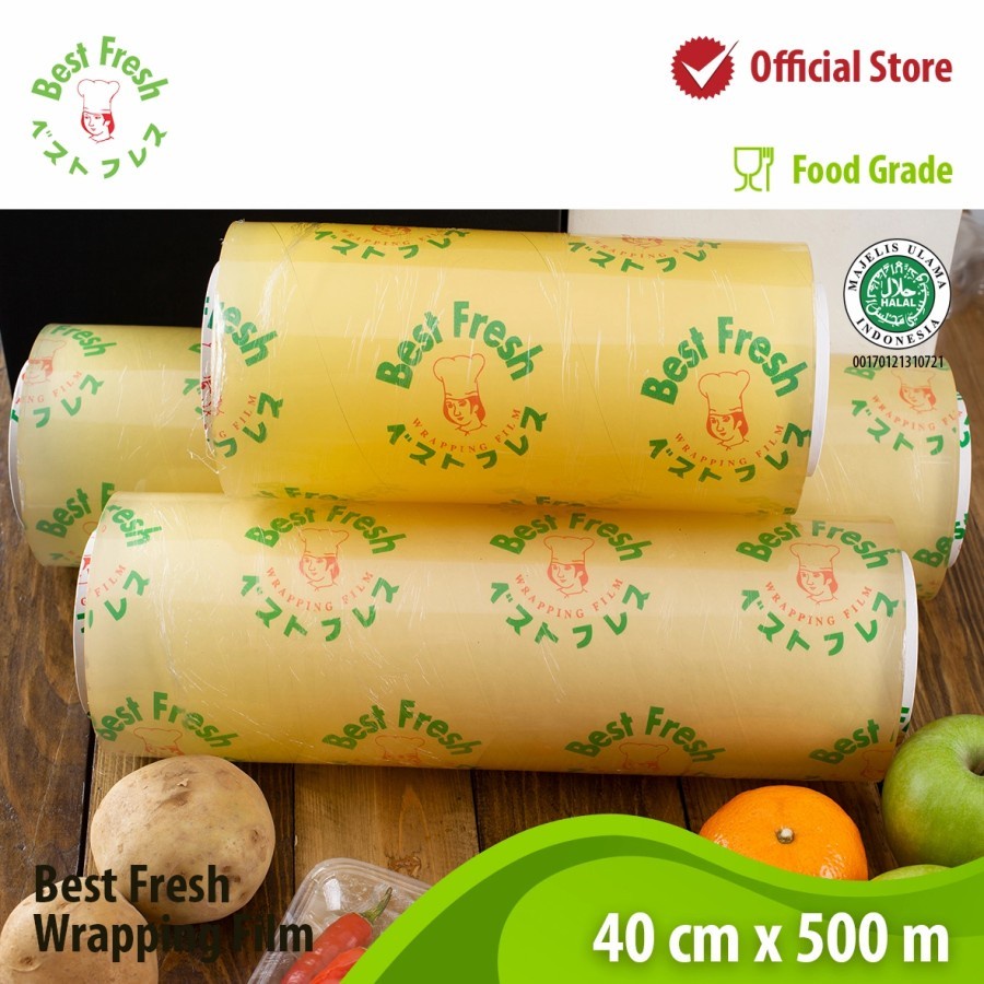 Best Fresh Wrapping Film 40cm x 500m Plastik Wrap Makanan 500 Meter