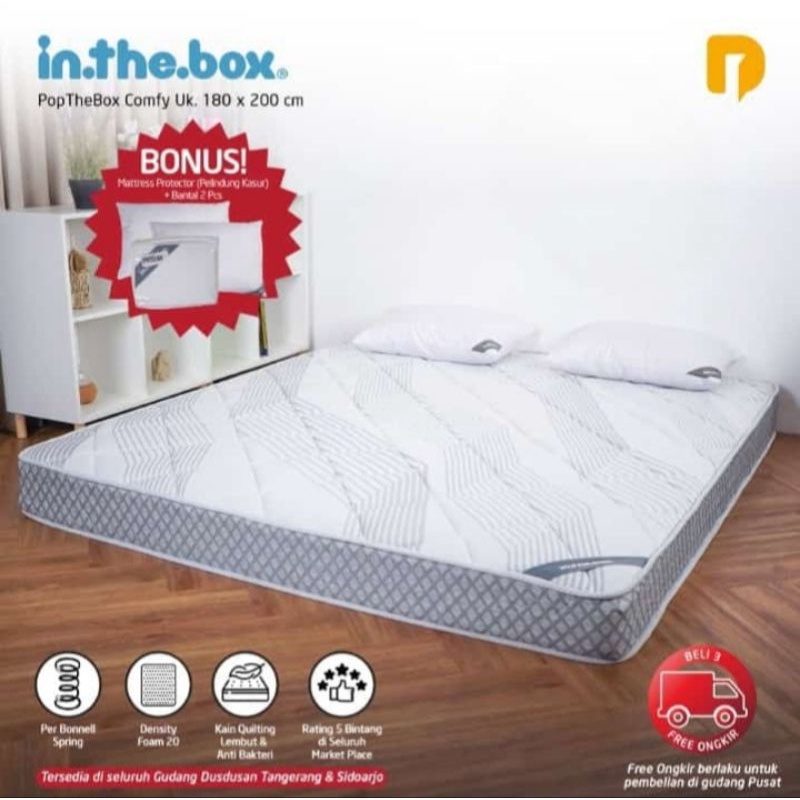 Kasur In The Box Comfy Uk.180x200 cm