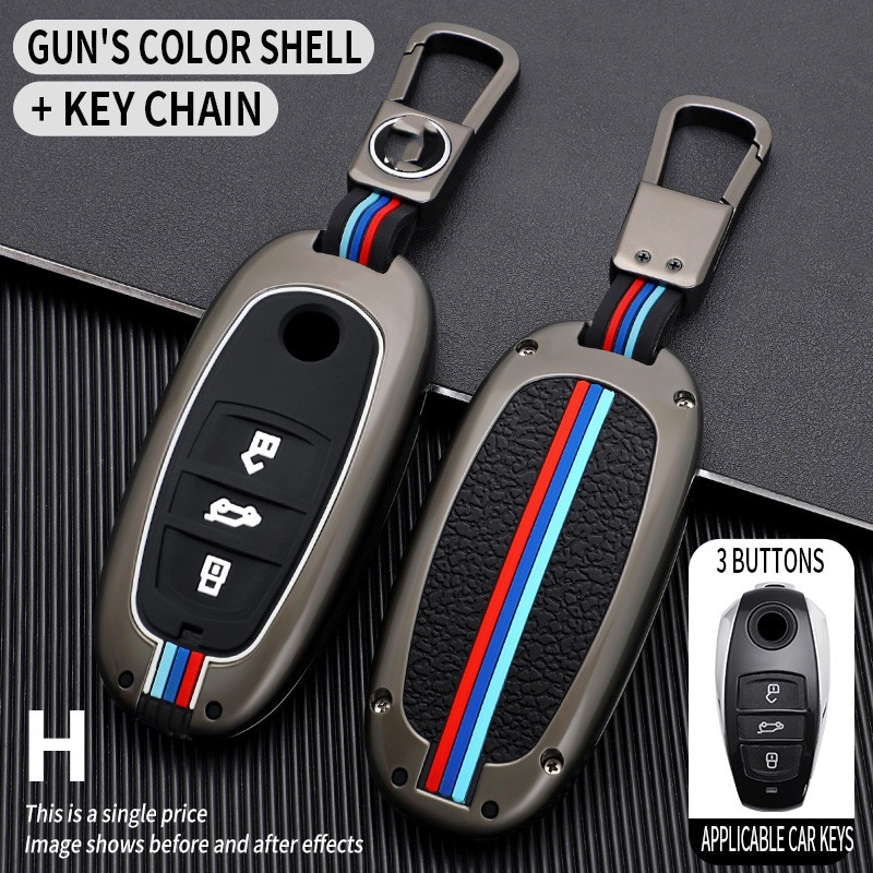 Case Kunci Mobil 3 Tombol Untuk Vw Touareg L2032 Keyless Entry