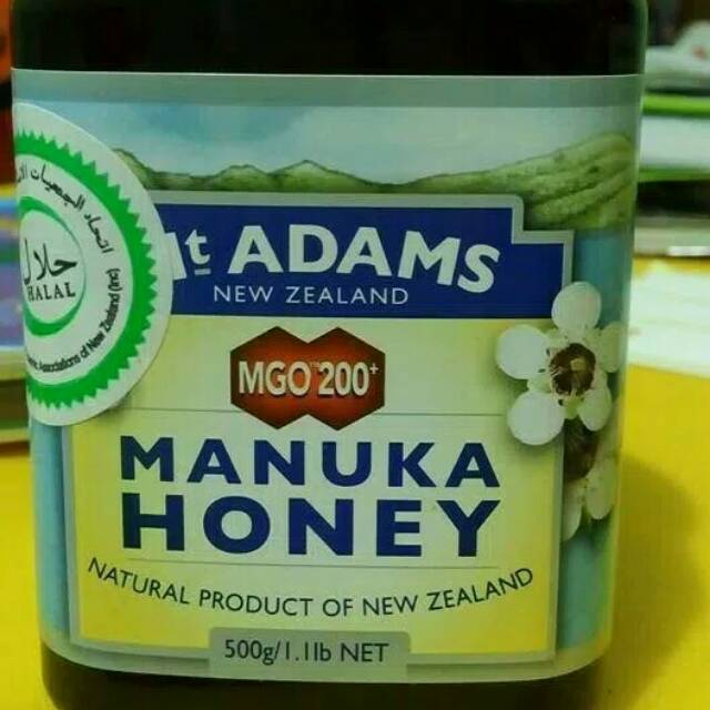 

Madu Manuka Honey MGO 200+ Mt'ADAMS 500gr