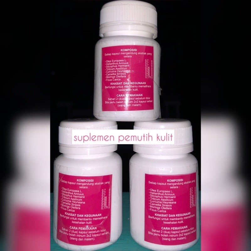 suplemen pemutih kulit