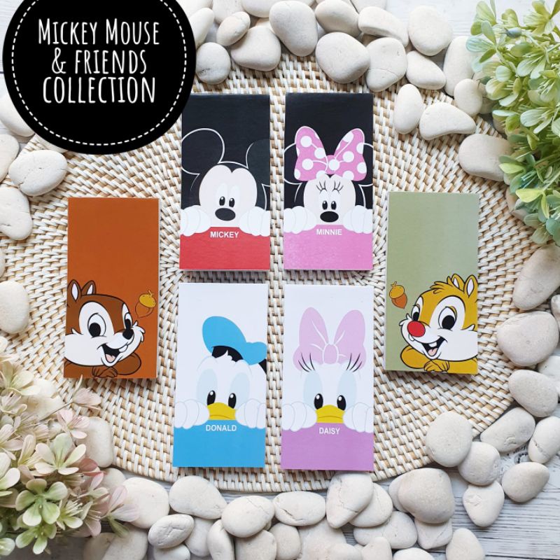 

Mickey Mouse and Friends Mini Long Notes Buku Catatan Tulis Notebook Notepad Minnie Donald Daisy Hampers Souvenir Birthday