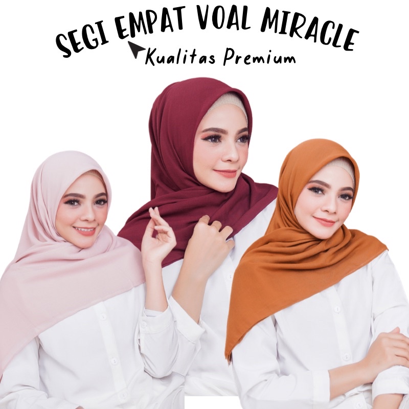 Voal Arabian/Voal Miracle Premium Jahit Tepi