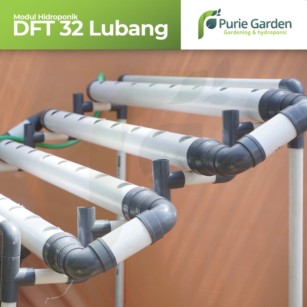 Modul Hidroponik DFT 32 Lubang PG KDR