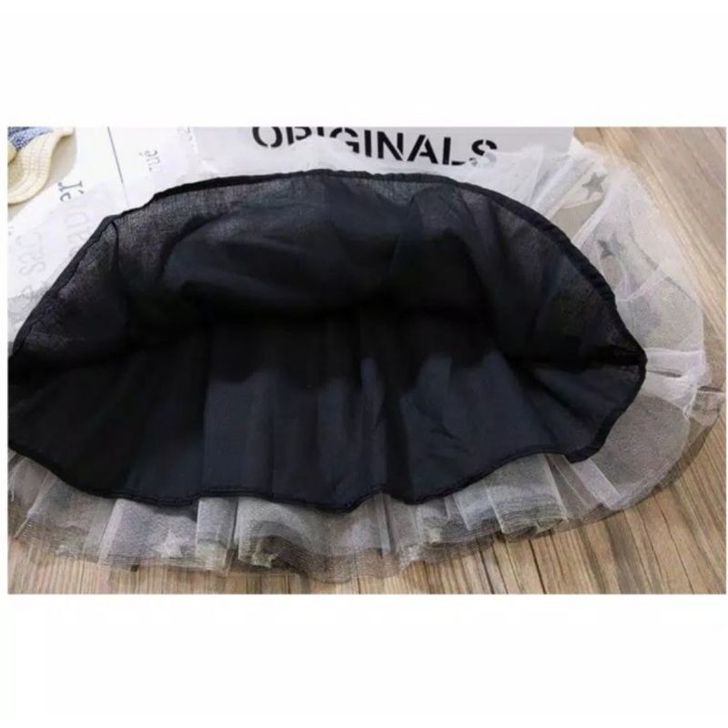 Dress Anak Rok Tutu Setelan Queen Swan Impor