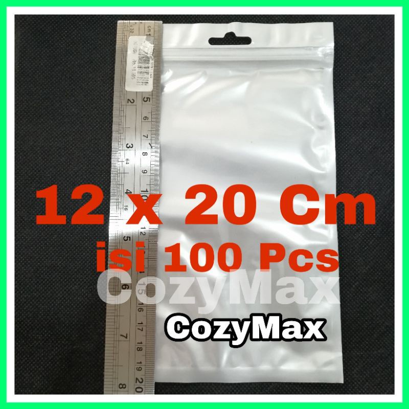 Plastik Klip Ziplock 12x20 Cm isi 100 Pcs