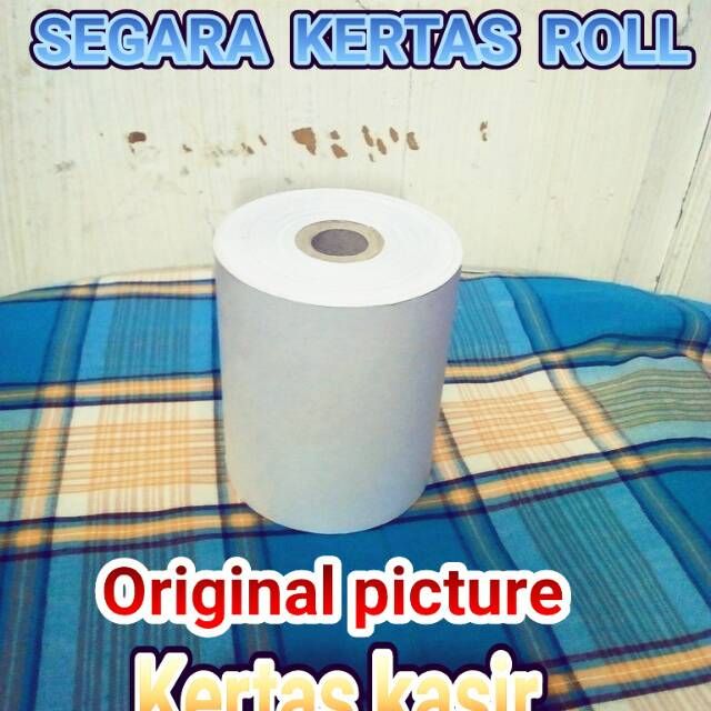 

Kertas kasir hvs 1 ply size 75 x 65