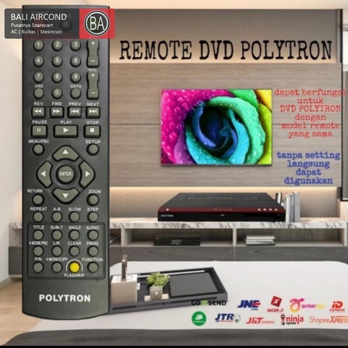 Remote Remot DVD Home Theater Polytron PLT7
