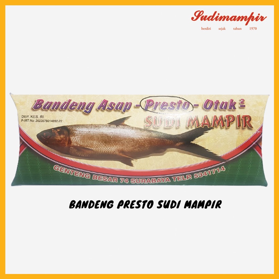 

Bandeng Presto Duri Lunak Vacum Sudi Mampir (2 ekor, 500 gram) - Oleh Oleh Surabaya / Jawa Timur