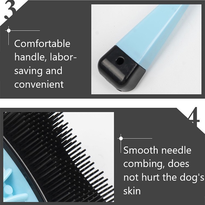 Sisir Grooming Bahan Plastik Untuk Anjing / Kucing