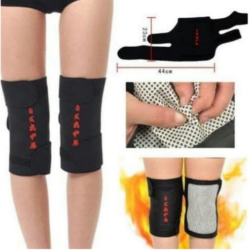 Ready Stock Sabuk Terapi Pemanas Lutut Magnetic Therapy Self Heating Knee Pads