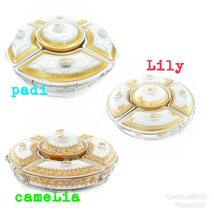 Prasmanan Set Vicenza / B472 Wadah Saji Vicenza