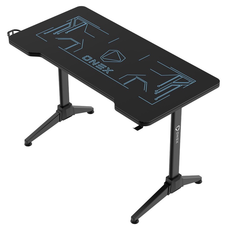 OneX GD1400G / GD 1400 G Tempered Glass Gaming Desk / Meja Komputer