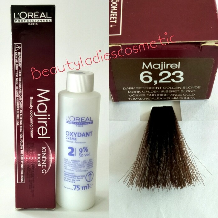 Jual Loreal Majirel Hair Color  Dark Iridescent Golden Blonde No.6.23
