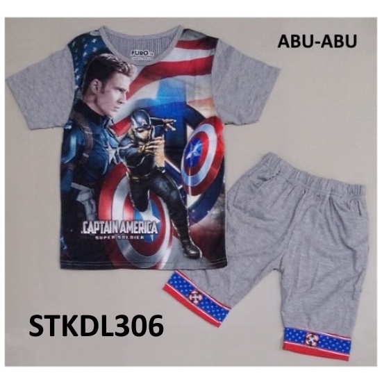 BAJU ANAK COWOK ANAK LAKI SUPERHERO IRONMAN, CAPTAIN AMERICA, SPIDERMAN