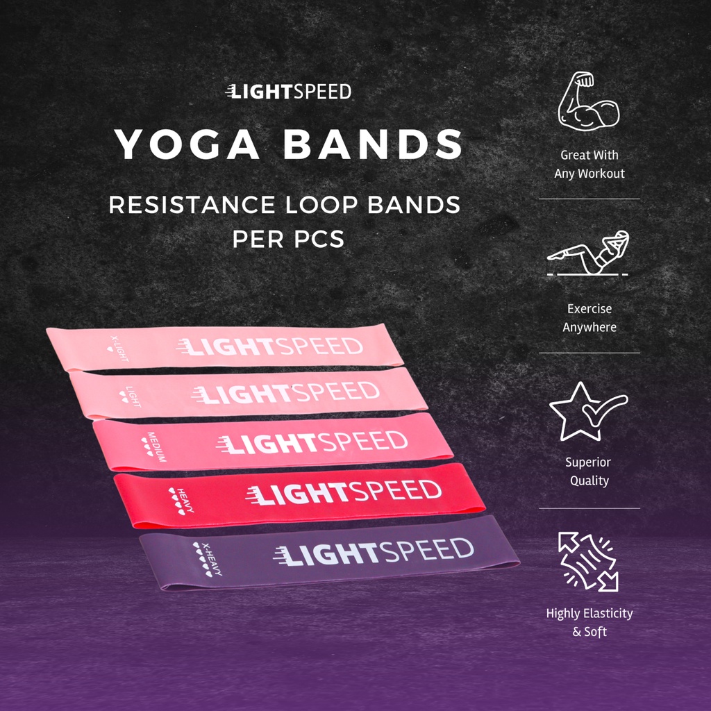 LIGHTSPEED RESISTANCE LOOP BANDS / KARET YOGA / MURAH