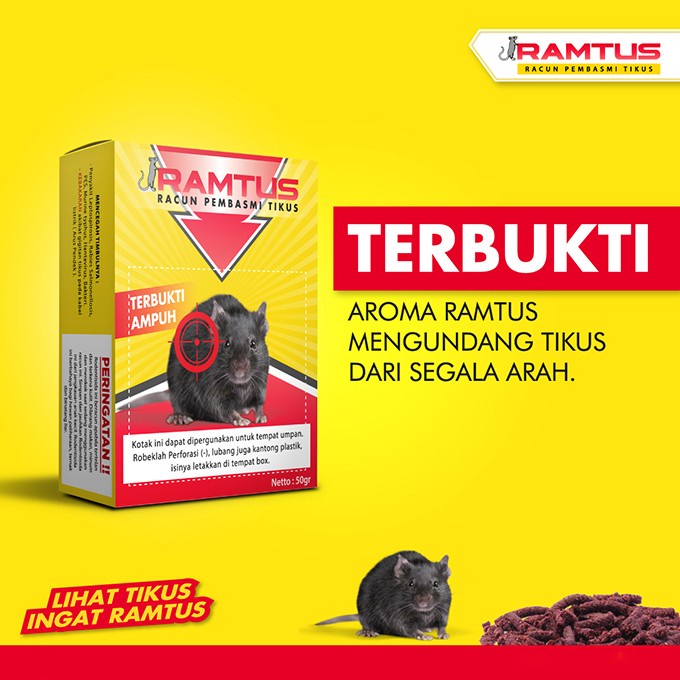 Jual Racun Tikus Paling Ampuh Mati Kering, Tidak Berbau Ramtus