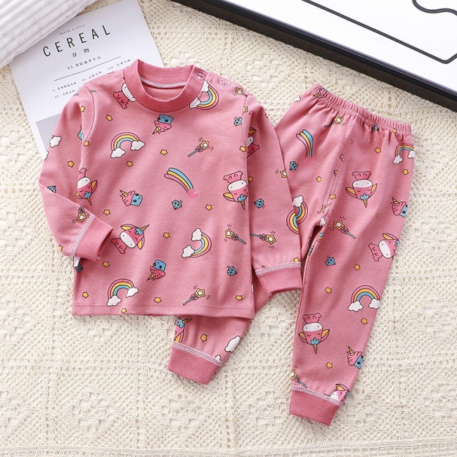 Kaos Baju Bayi Anak Setelan Lengan Panjang Katun Lucu Import Unisex / (COD)