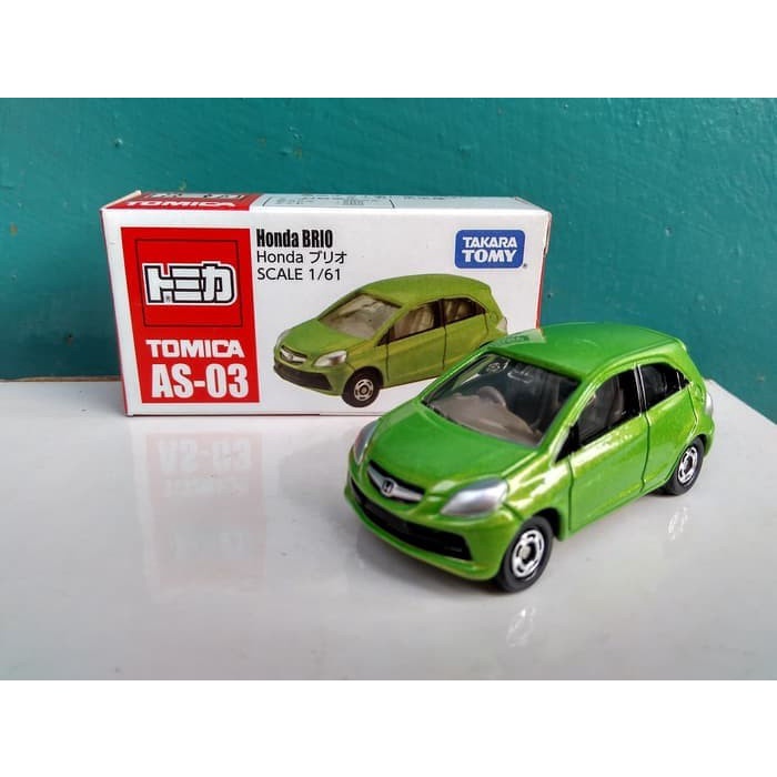 Honda Brio Tomica reguler AS-03 Mainan Diecast miniatur mobil Harga murah