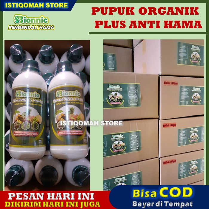 BIONNIC 500ml Pupuk Organik Pestisida Extrak Nabati Obat Hama Pembasmi Walang Sangit/Kungkang Pada Semua Tanaman - Obat Hama Walang Sangit Pada Padi Paling Ampuh - Obat Pembasmi Hama Walang Sangit Pada Tanaman Padi - Racun Hama Walang Sangit Kungkang