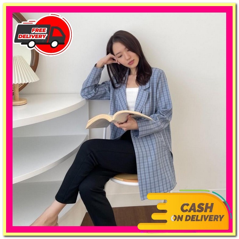 Blaser Wanita Blezer Wanita Terbaru Blazer Cewek Korea Jas Kerja Cewek Formal Jas Formal Wanita Mura