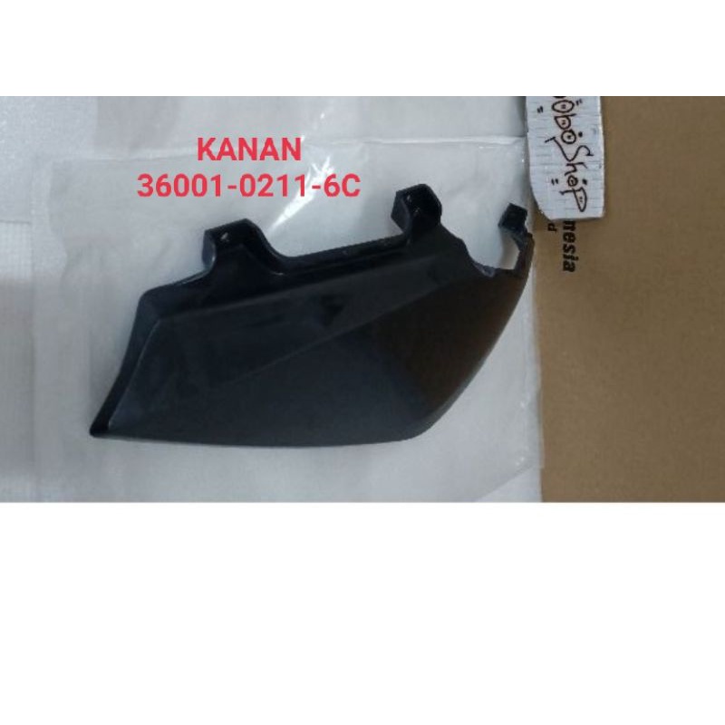 cover body bodi belakang body sayap kanan ksr 110 hitam