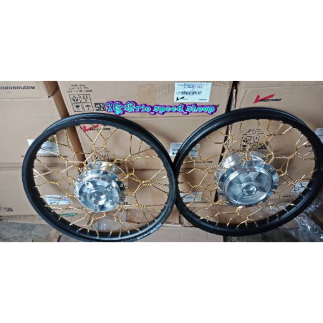 Velg Variasi Vixion OLD Ring17 JariJari Stell Kepang