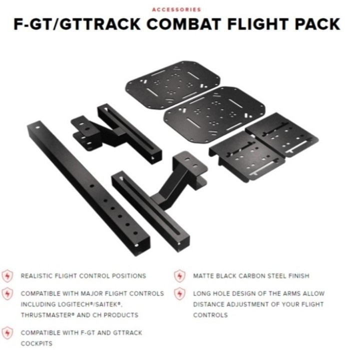 Next Level Racing NLR Combat Flight Pack GT Track &amp; F-GT for Simulator