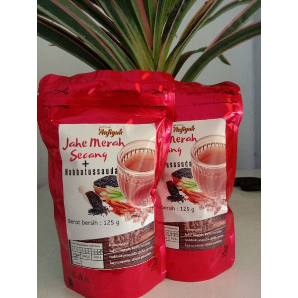 

serbuk Jahe merah secang+habbatysaauda 125gr