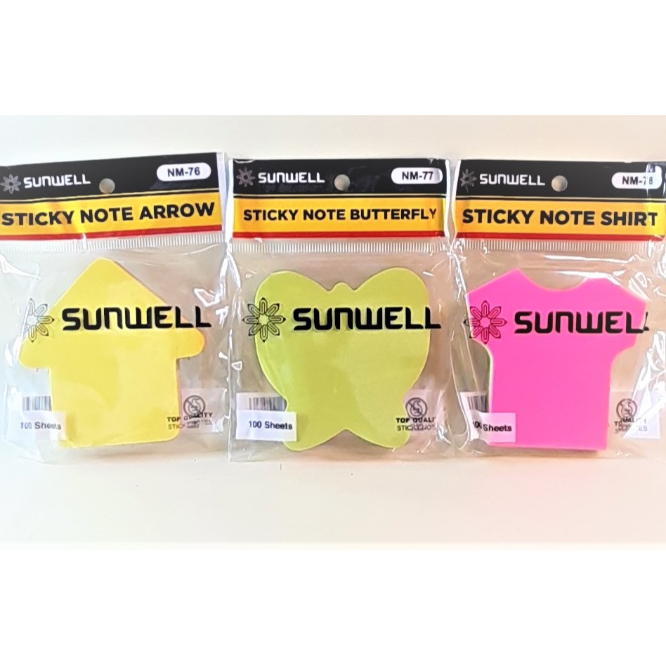 STICKY NOTES LUCU / STICKY NOTES BENTUK / STICKY NOTES WARNA / STICKY MEMO LUCU UNIK BENT