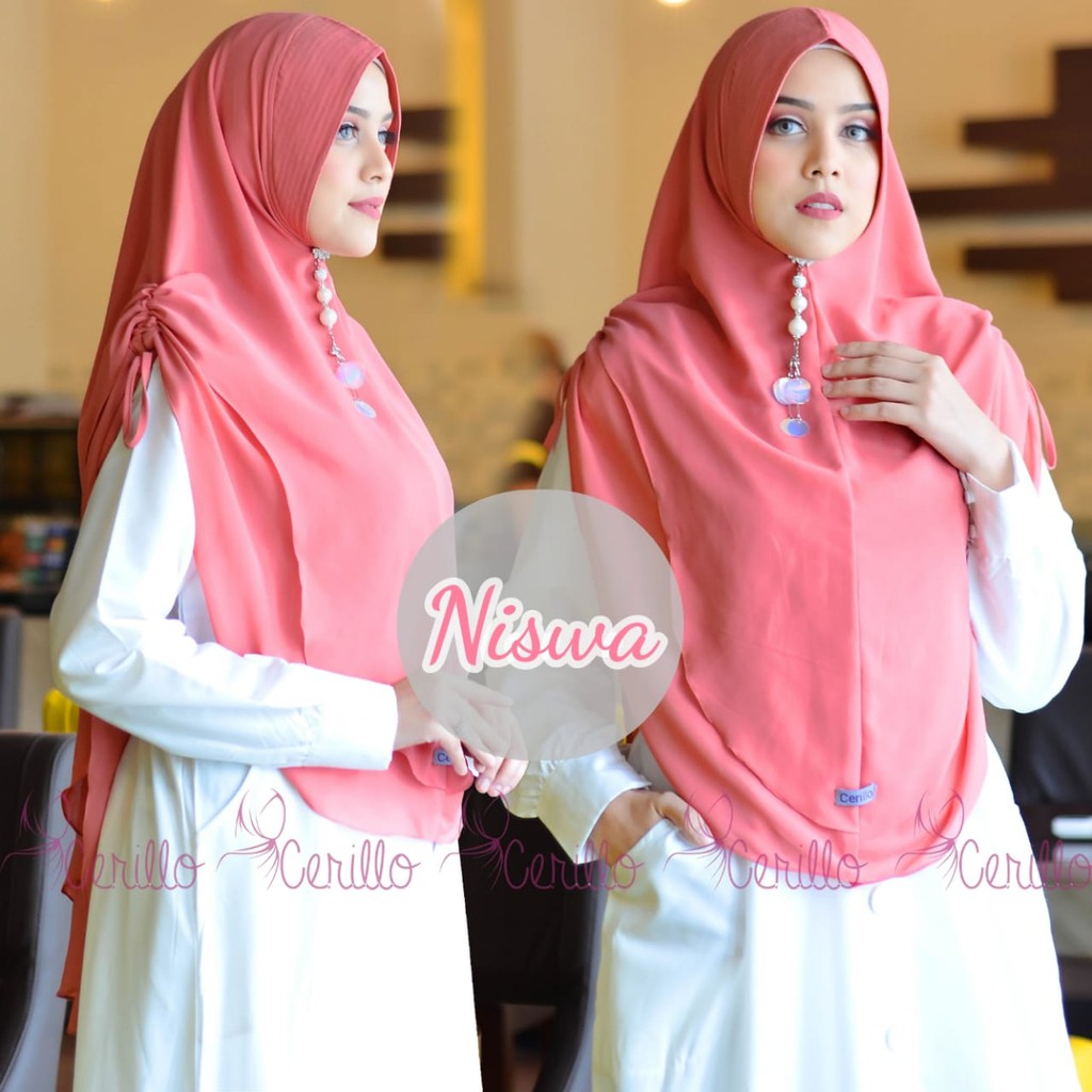 KHIMAR SYARI HIJAB FASHION MUSLIM NISWA ORIGINAL CERILLO