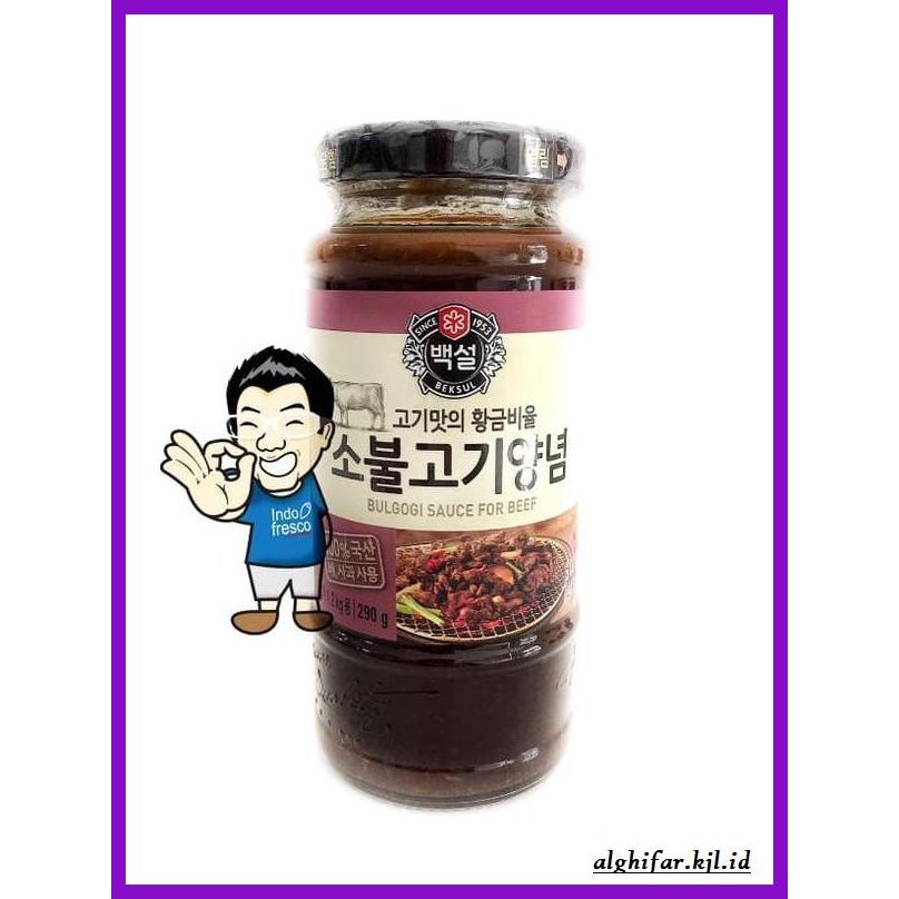 

gnidderdsaus- cj beksul korean bbq sauce marinade/ saus bumbu bbq korea -asliiiiii.