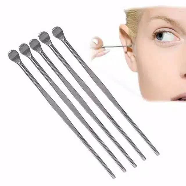 EARPICK KOREK KUPING TELINGA BESI