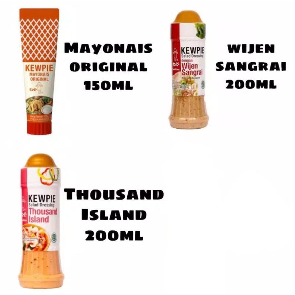 

Kewpie Mayonais / Saus Siram All Variant 150ml - 200ml Halal + Bubble Wrap
