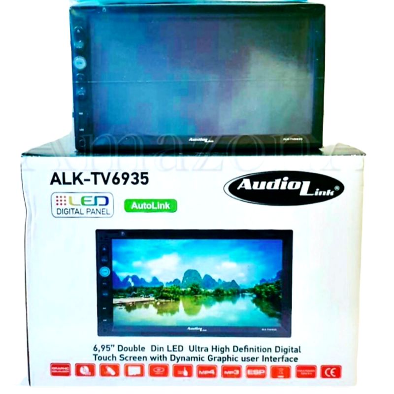 Head Unit Double Din AudioLink ALK-TV6935 6.95”