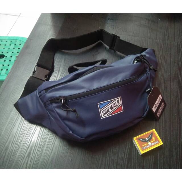 Tas waisbag side walk original semi kulit