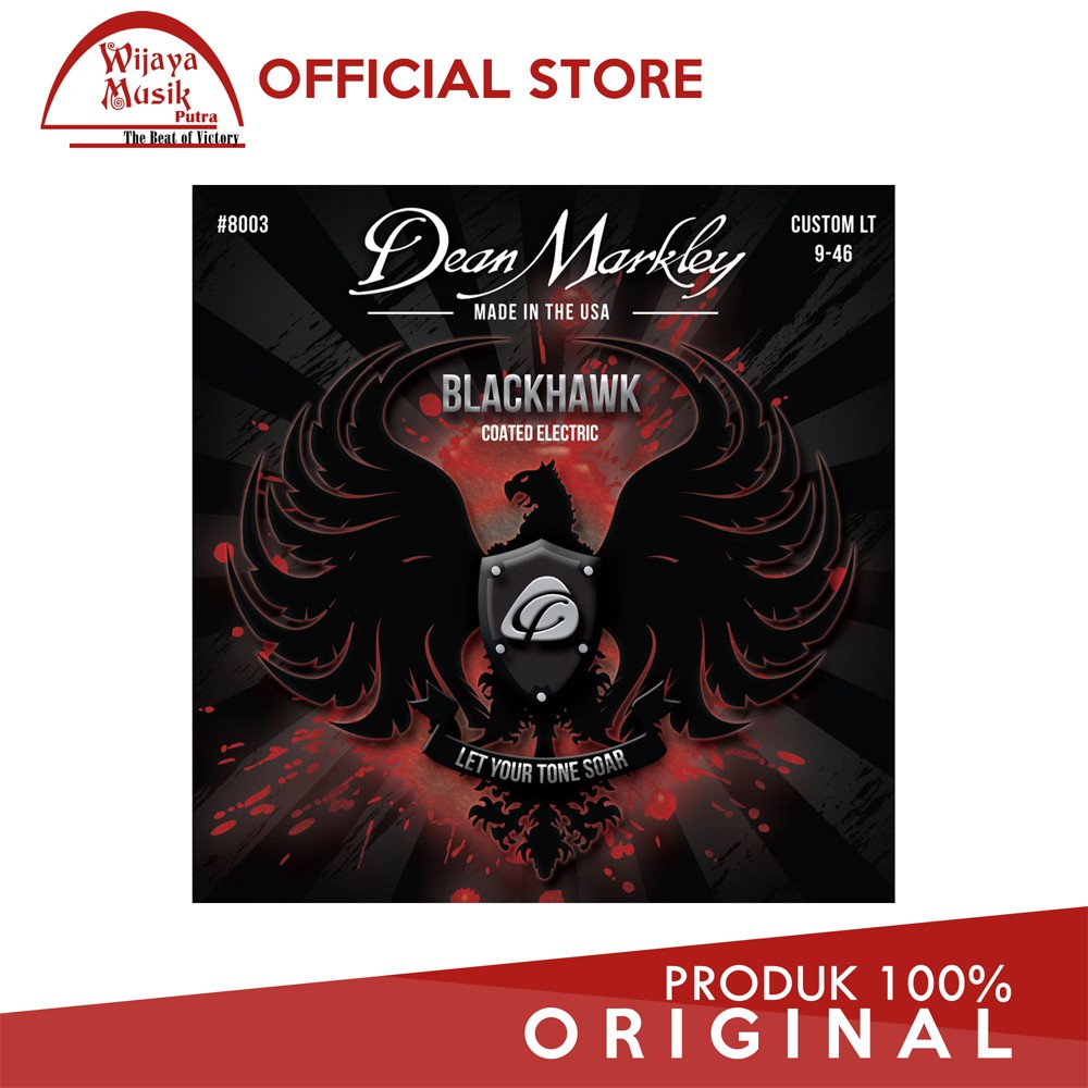 Dean Markley Senar / String Gitar Elektrik CUS LT 9-46 Blackhawk 8003