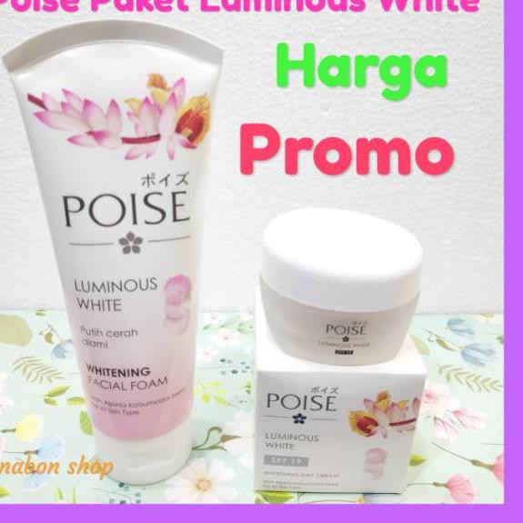 *Ready Stock* Poise paket luminous white harga promo - Paling Laku