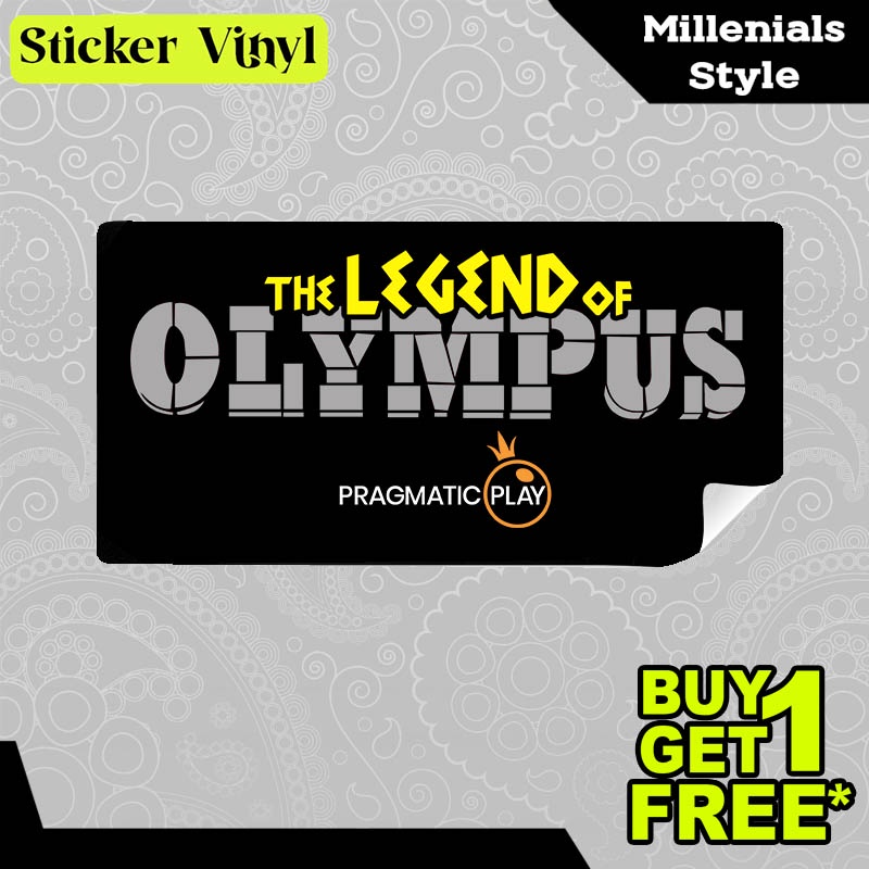 

Stiker Sticker The Legend of Olympus Pragmatic Play Game Slot Aesthetic Bahan Vinyl Satuan Anti Air