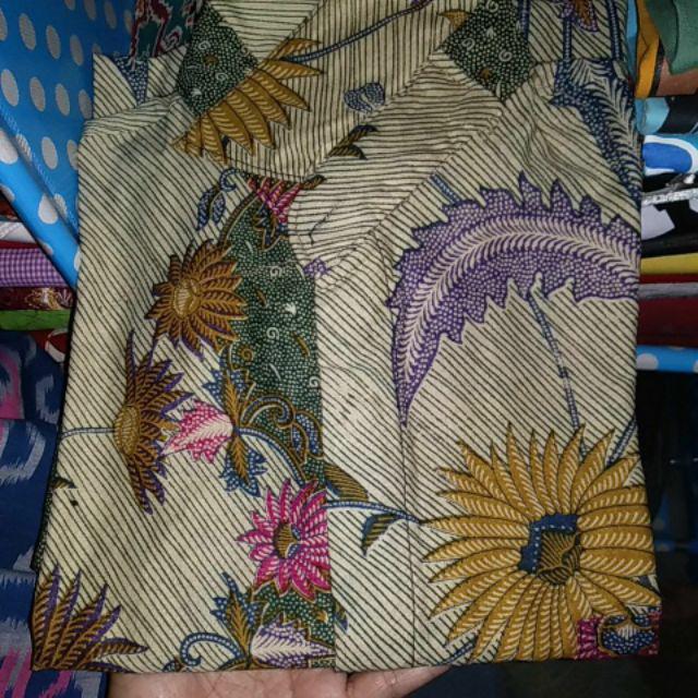 Atasan Batik Dolby Dolbi Dobby Doby Tenun Sutra Tulis Halus Katun Atbm Baron ,sarombit Atasan