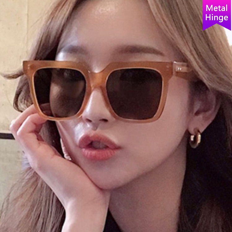 2021 new Korean style big frame square ins street fashion sunglasses