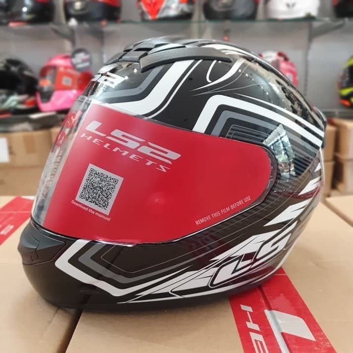 Helm LS2 FF352 Rookie Ranger Black White