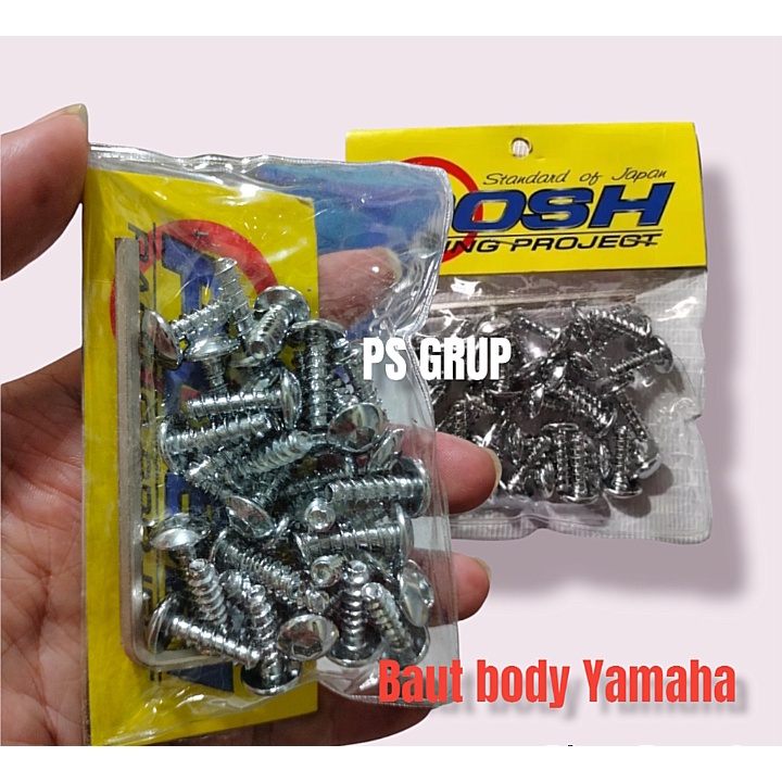 BAUT BODY L YAMAHA CHROME THAILAND STENLIS / BAUT COVER MOTOR YAMAHA KROM CROM THAILOOK ORI MOTOR YA