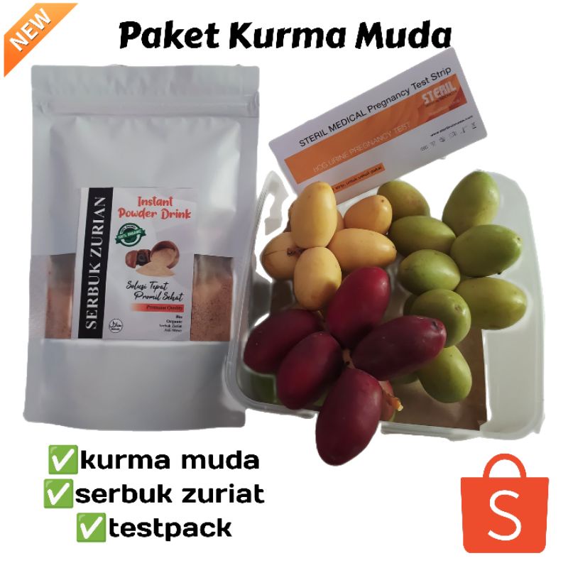 

Paket Kurma Muda Fress Dan Serbuk Zuriat ORI Promil / Serbuk Zuriat / Kurma Muda Fress