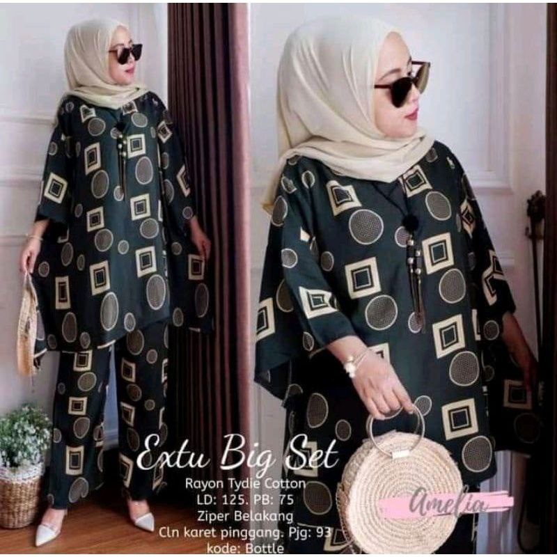 Setelan Waka / One Set Kekinian / Setelan Baju Wanita Wakawaka