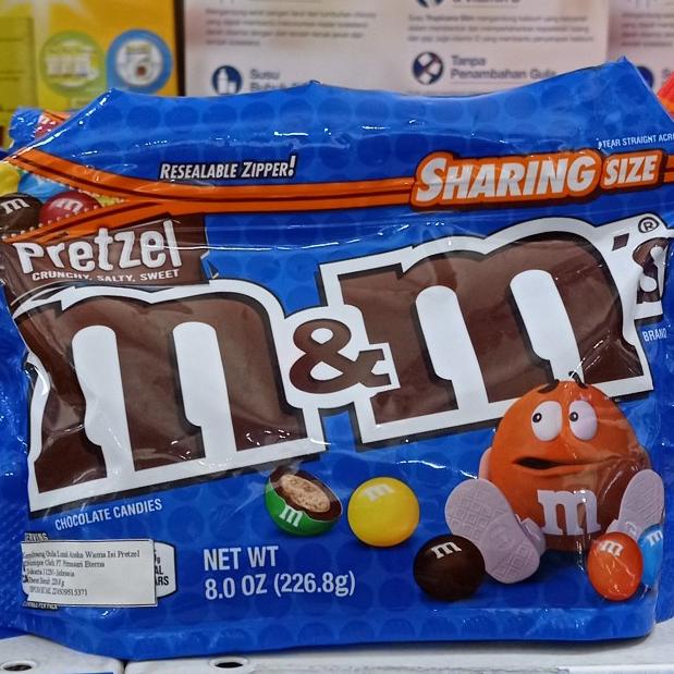 

m&m's pretzel chocolate candies 226.8gr ---NEW---