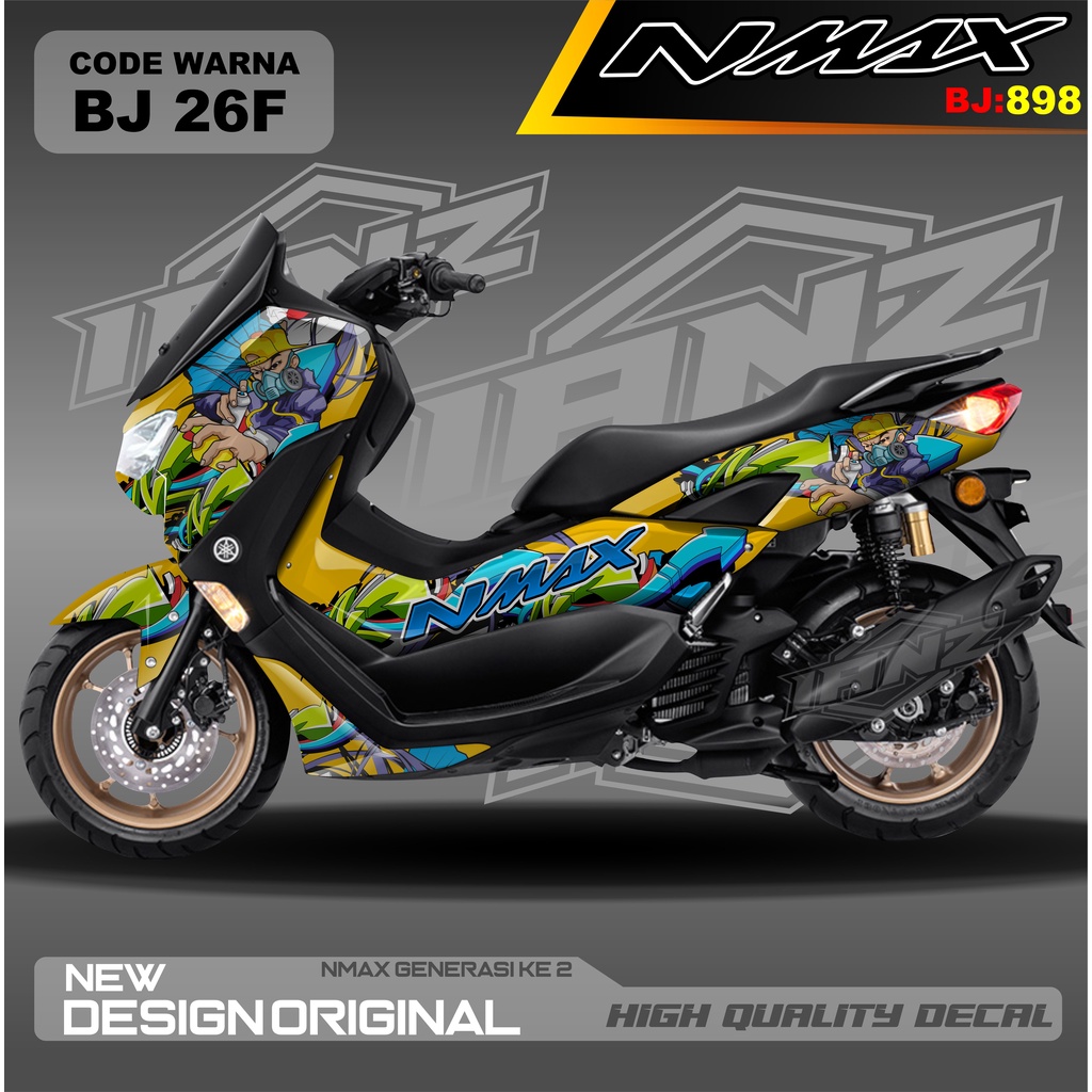 STICKER ALL NEW NMAX FULL BODY / DECAL FULL BODY NMAX / DECAL STIKER FULL BODY NMAX /