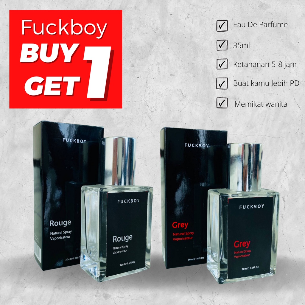 BUY 1 GET 1 Parfum Grey Rouge Inspired by Jayrosse Parfum Fuckboy Pemikat Wanita - Grey Rouge Parfum Pria Terlaris No.1