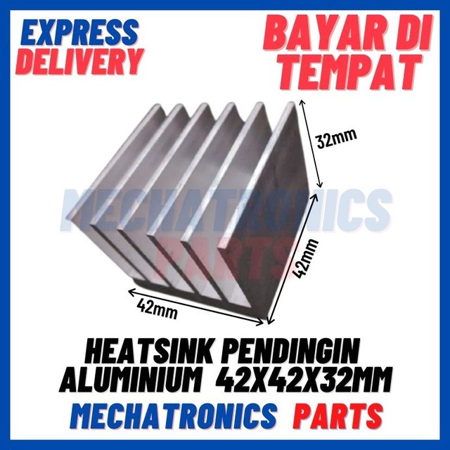 [DEV-9390]  HEATSINK PENDINGIN ALUMINIUM RADIATOR 42X42X32MM