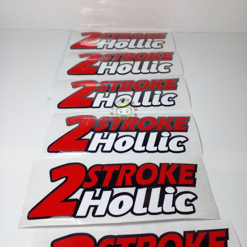 stiker 2 stroke hollic sticker cutting stiker stroke hollic